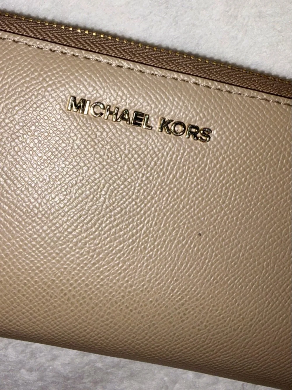 Michael Kors Raven Leather Bag Matching Wallet
